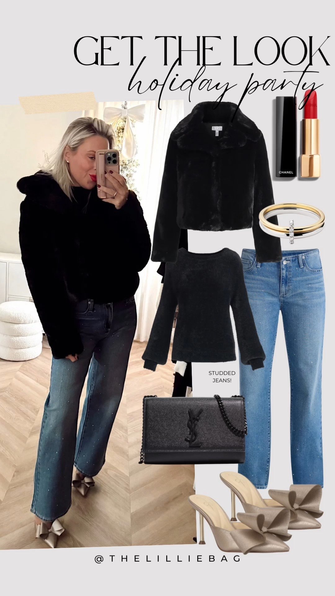 Walmart fur jacket! 🔥🔥🔥
Quality is GORG! I’m in small.

Faux fur. Jeans. Denim. Sweater. Purse. Holiday party. Holiday style  

#LTKFindsUnder50 #LTKSeasonal #LTKHoliday