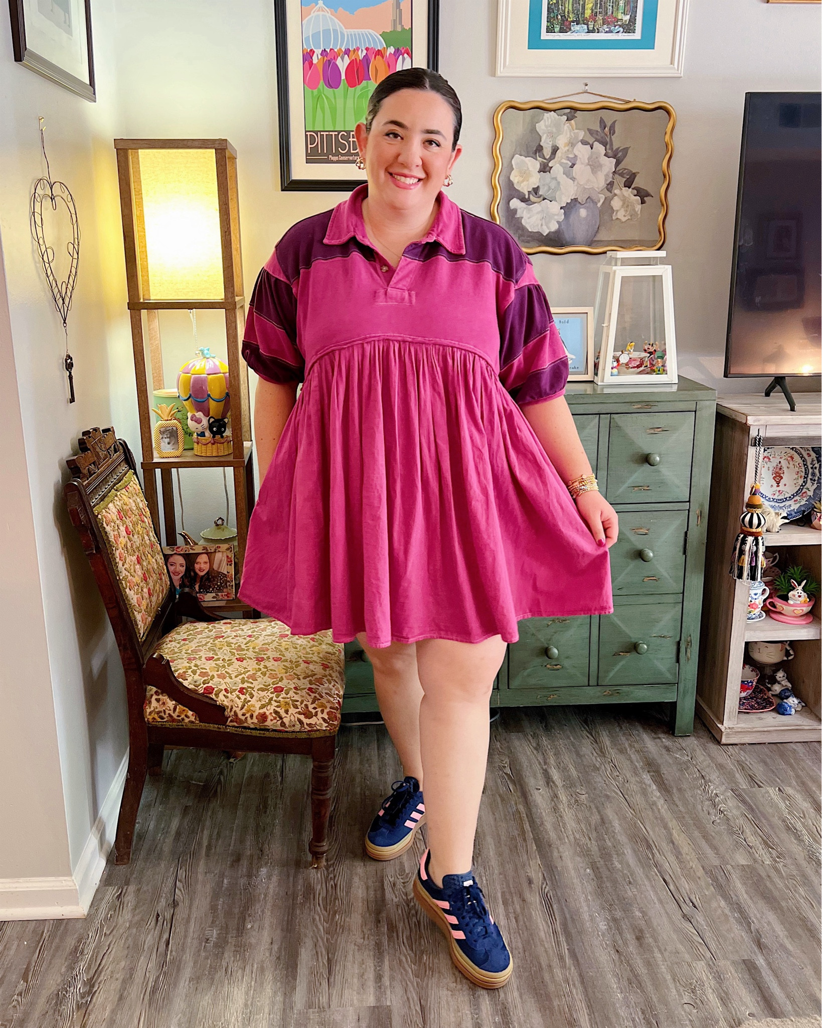 Rugby mini dress and Adidas Gazelle Bold sneakers 👟 

Free People style, preppy fall style, fall trends, preppy outfit, casual dress, casual outfit

#LTKU #LTKMidsize #LTKSeasonal