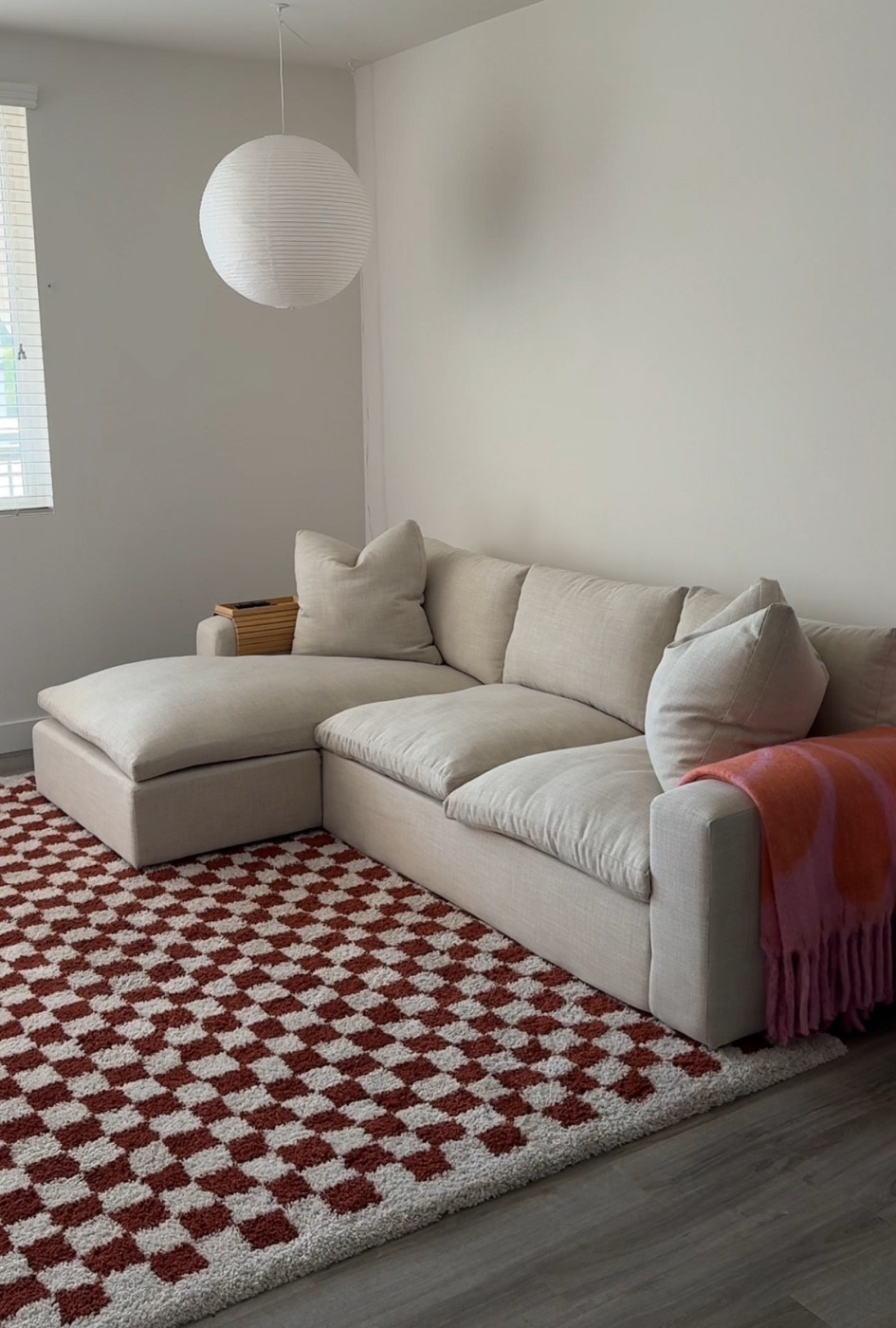 Couch is living spaces!!
Rug is size 7’10"