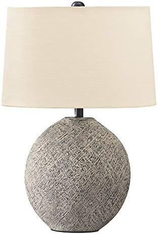 Signature Design by Ashley Harif Paper 26" Table Lamp withTextured Base, Beige | Amazon (US)