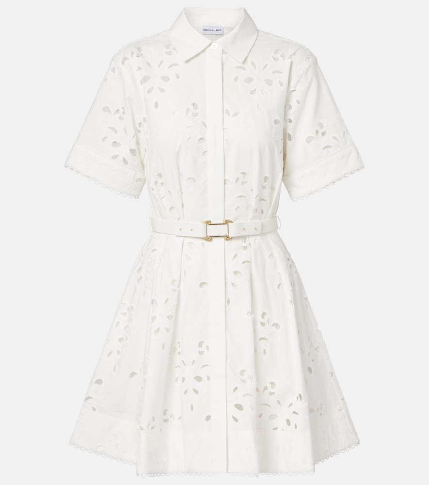Rebecca Vallance Artesan broderie anglaise minidress | Mytheresa (UK)