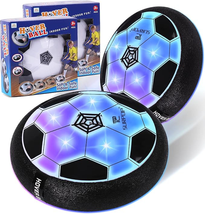 2 Pcs Hover Soccer Ball Toys, Christmas Boys Gift Idea, World Cup Holiday Birthday Present Teen B... | Amazon (US)