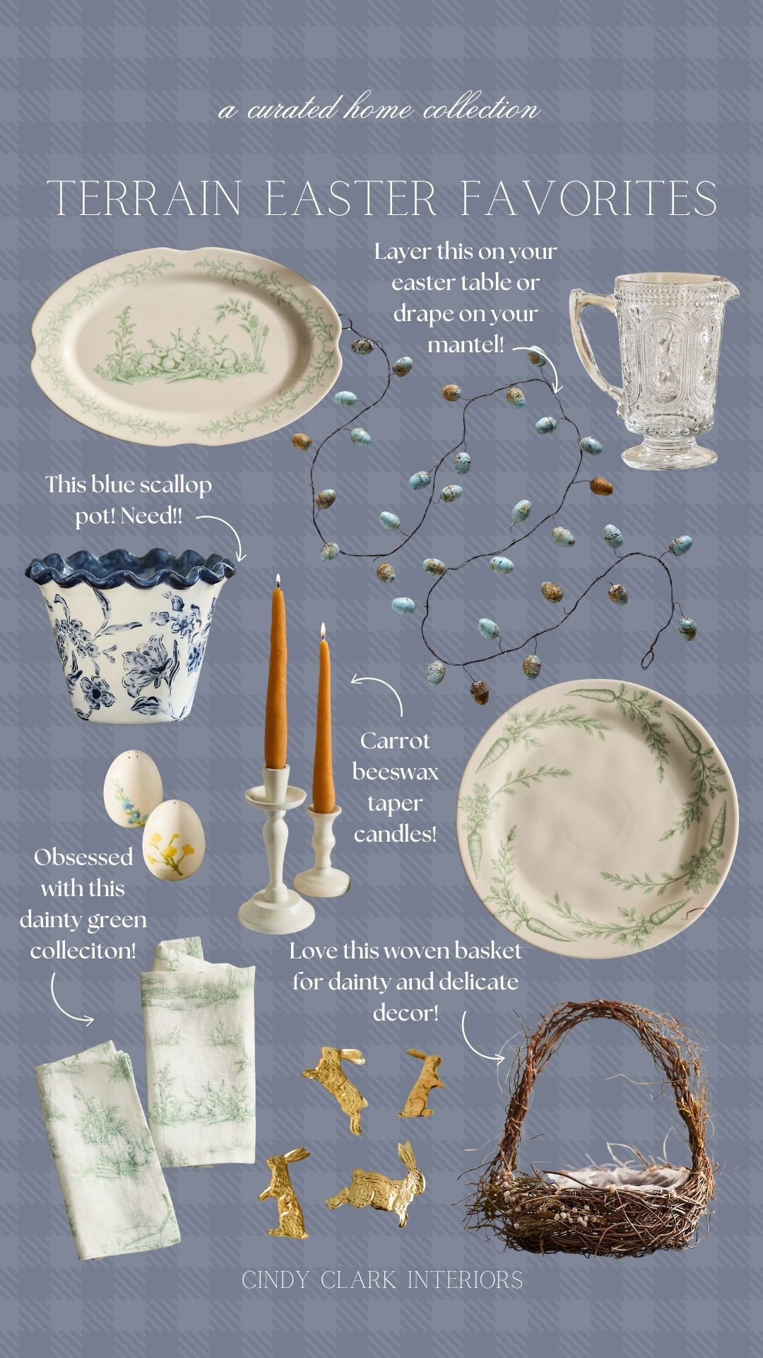 Terrain Easter finds and favorites! The prettiest mix of hosting dinnerware and serving pieces, tabletop decor, and festive objects for the holiday. 

#LTKHome