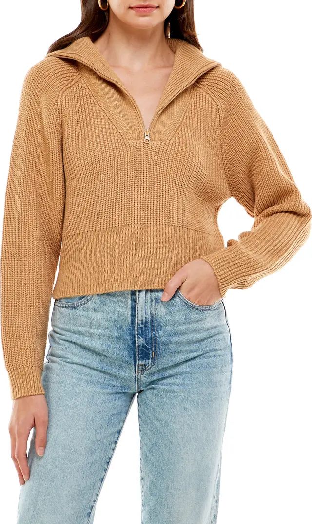 WAYF Nelle Half Zip Pullover | Nordstrom | Nordstrom