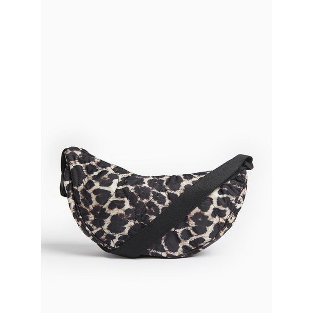 Buy Leopard Print Half Moon Bag One Size | Bags | Tu | Tu Clothing