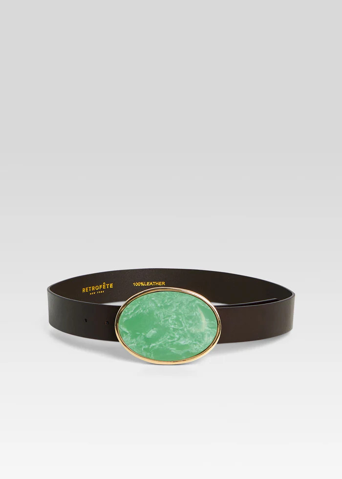 Dagmar High Waist Leather Belt | Retrofete