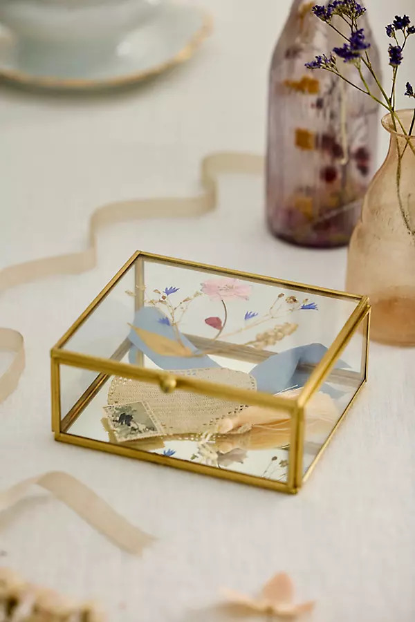 Pressed Floral Keepsake Box | Anthropologie (US)