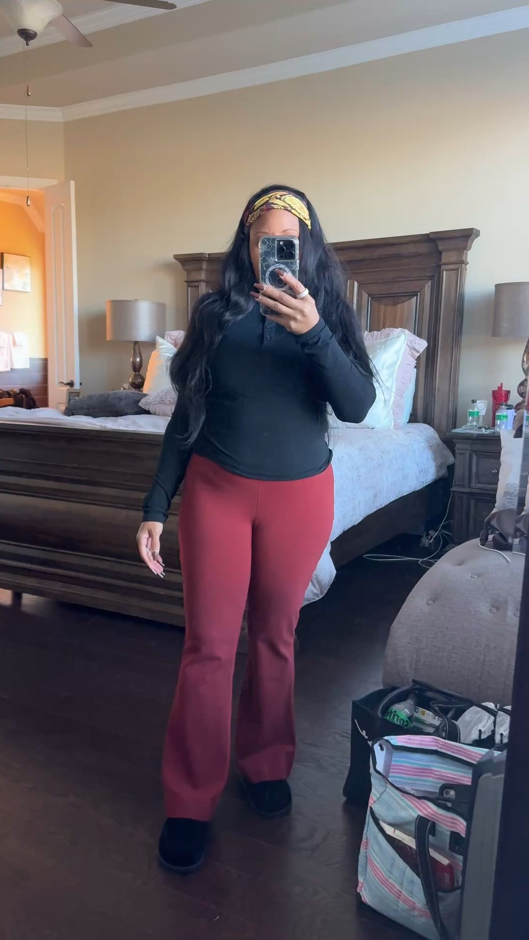 #express pants heavy in my rotation. This top by #commence #versace scarf 

#LTKOver40 #LTKWorkwear #LTKPetite