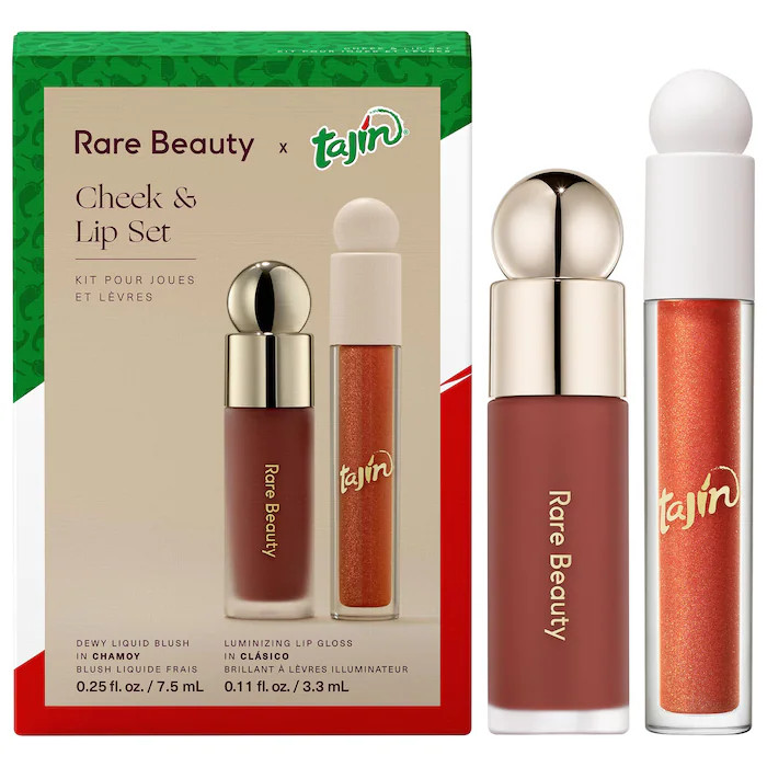 Rare Beauty x Tajin Soft Pinch Liquid Blush & Positive Light Luminizing Lip Gloss Duo Set | Sephora (US)