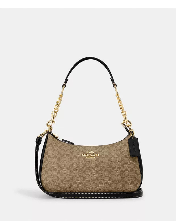 Teri Shoulder Bag In Signature Canvas | Coach Outlet US