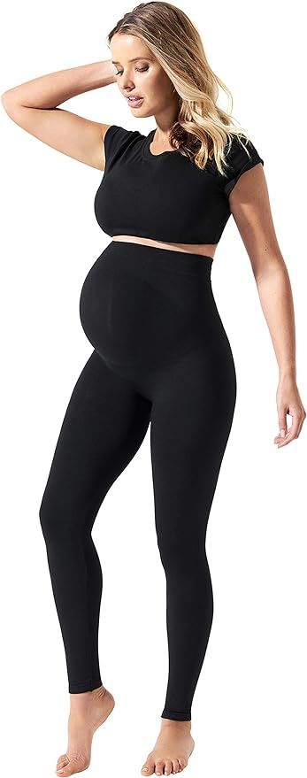 BLANQI Maternity Leggings, Over The Belly Pregnancy Tights, Moderate Support… | Amazon (US)