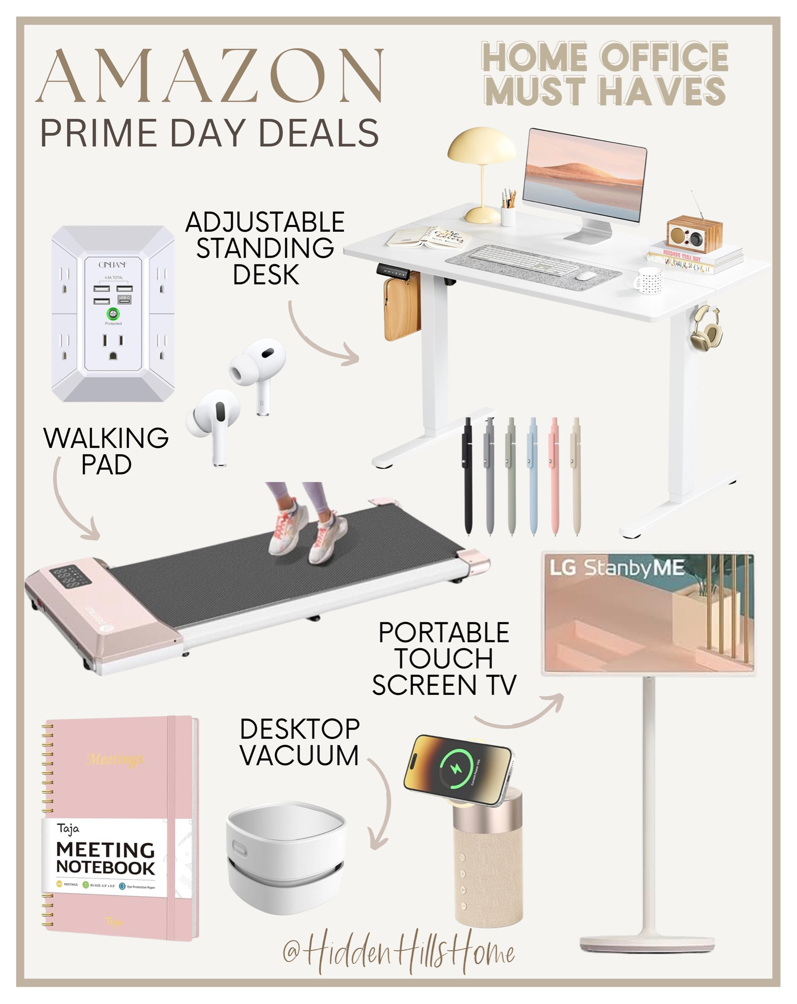 It’s Amazon Prime Day!✨ I am so excited because so many of the items in my home are on sale! Here are my favorite home office finds for the Prime Day deals including a standing desk! #ad #founditonamazon @amazon 

#LTKSaleAlert #LTKxPrimeDay #LTKHome