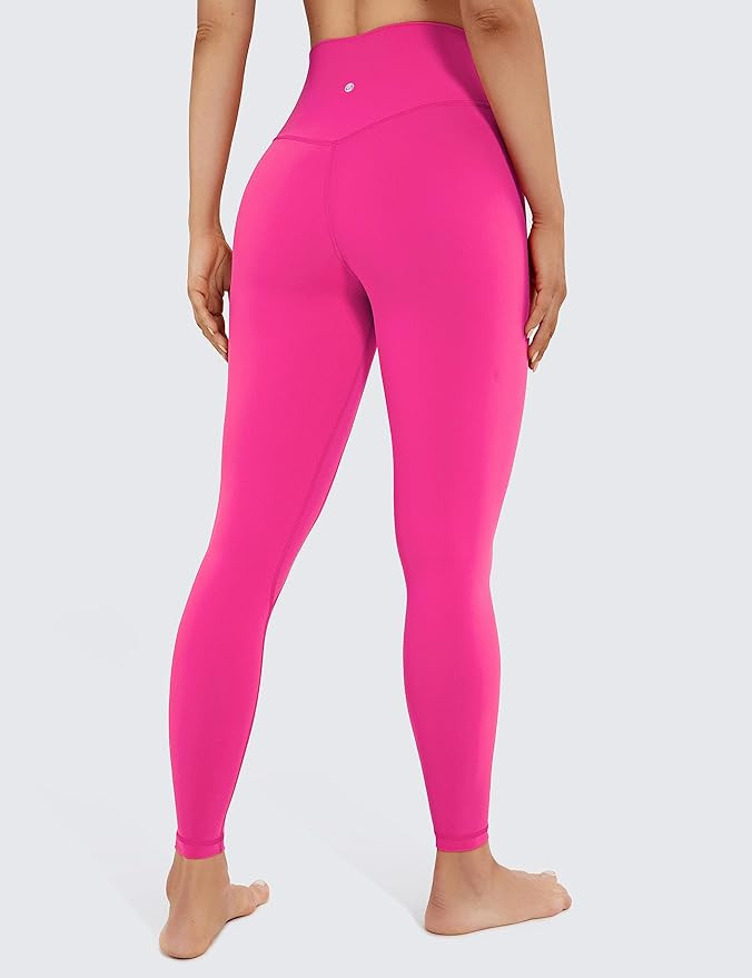 CRZ YOGA Womens Brushed Naked Feeling Workout Leggings 25" / 28"- High Waisted Gym Compression Tu... | Amazon (US)
