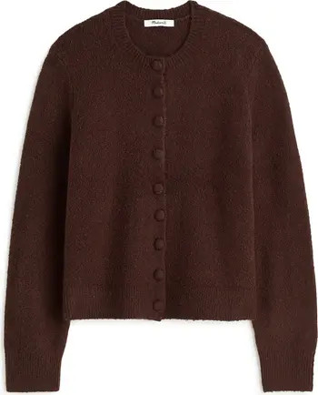 Madewell Shrunken Cotton Blend Cardigan | Nordstrom | Nordstrom