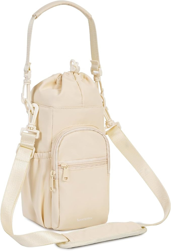 sportsnew Water Bottle Holder with Strap 32oz 40oz Insulated Water Bottle Carrier Sling Bag with ... | Amazon (US)