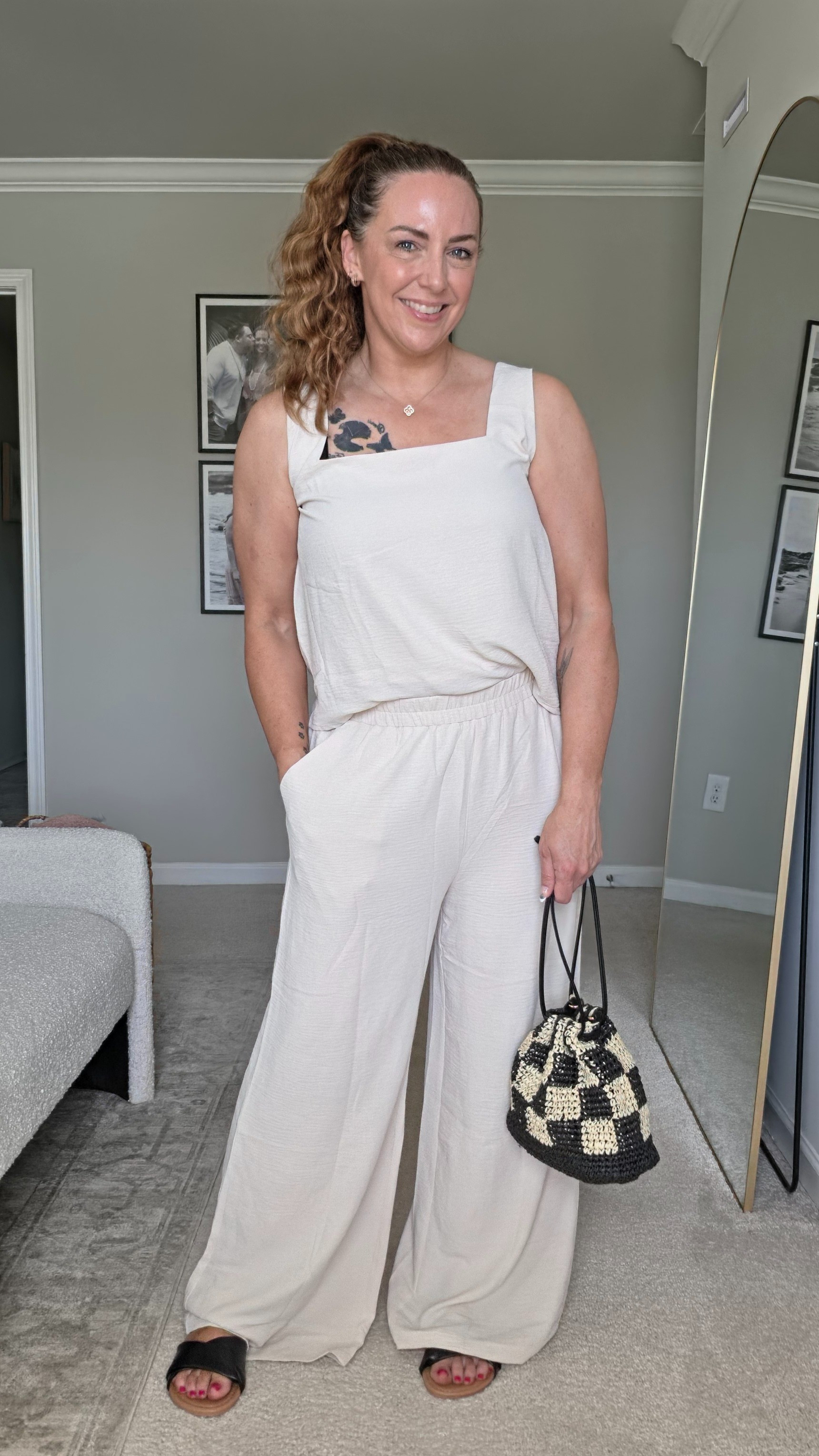 This neutral linen set offers an easy, elevated look that stays cool all day.#linenset #monochrome #summeroutfit #effortlessstyle

#LTKSeasonal #LTKOver40 #LTKTravel