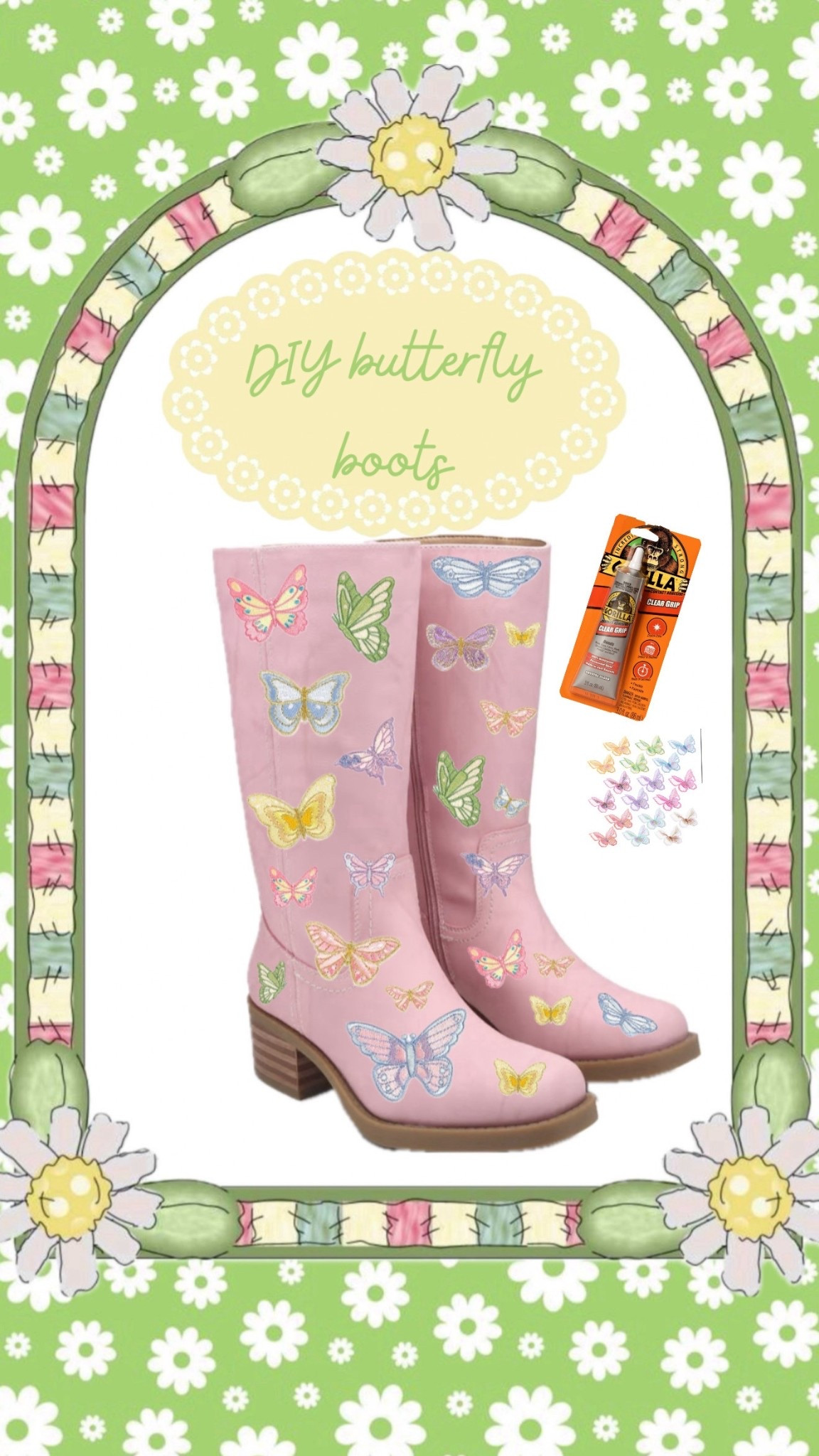 Favorite DIY are always a pair of boots! These are gunna be so cutesy!!! 🦋

#LTKootd #LTKspring