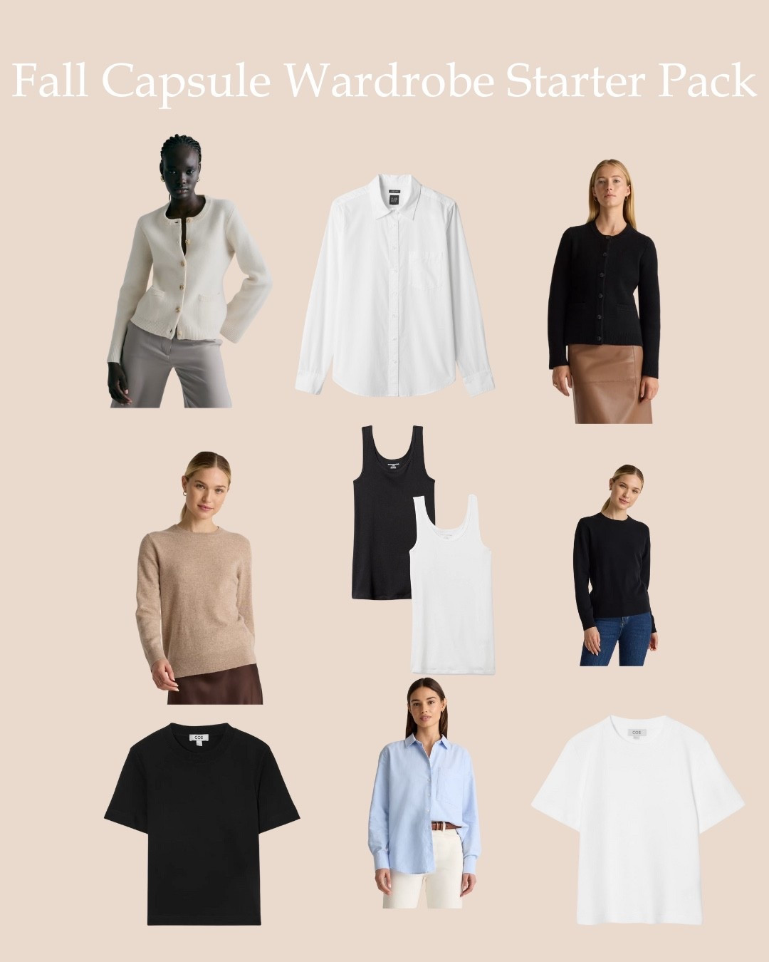 Capsule Wardrobe Starter pack 🤎

#falloutfits #fallcapsulewardrobe #capsulewardrobe

#LTKOver40 #LTKStyleTip