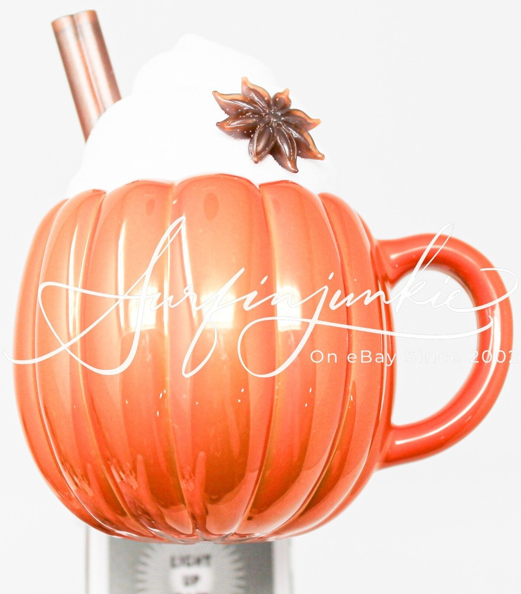 Bath & Body Works Wallflower Plug In Unit Pumpkin Spice Latte Straw Fall Drink | eBay US