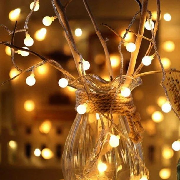 20 LEDs Garland LED Ball String Lights Waterproof Christmas Tree Wedding Home Indoor Decoration;2... | Walmart (US)