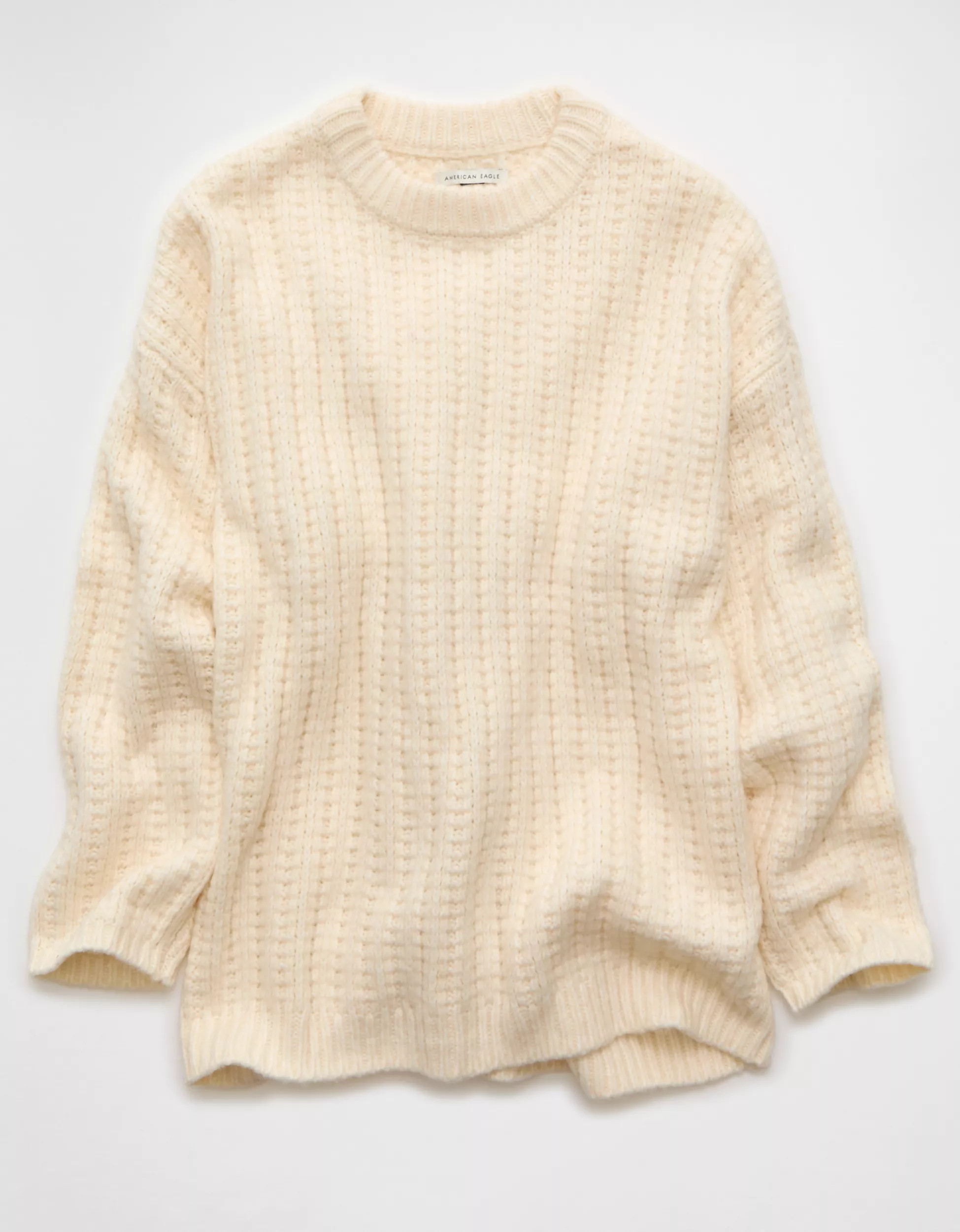 AE Oversized Waffle Sweater | American Eagle Outfitters (US & CA)