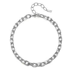Camille Chain Necklace -Silver | Sequin