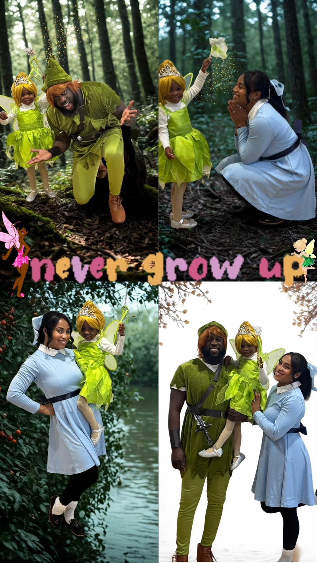 Presenting Tinkerbell Peterpan and Wendy! 

#LTKHalloween #LTKFamily