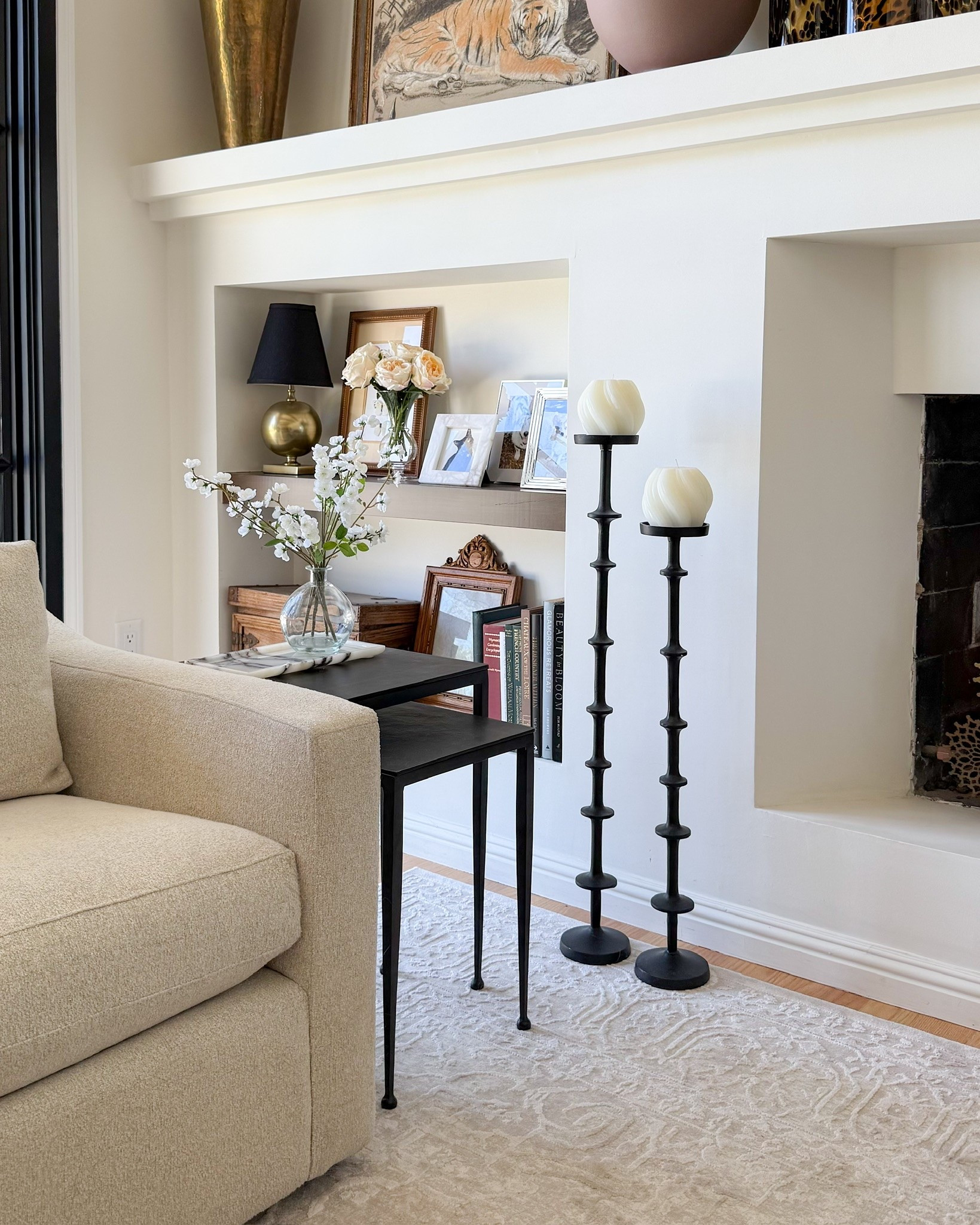 My floor candlesticks look so chic and expensive. Perfect solution to a small space you need to fill. 🕯️

#LTKHome #LTKSaleAlert #LTKdayinmylife