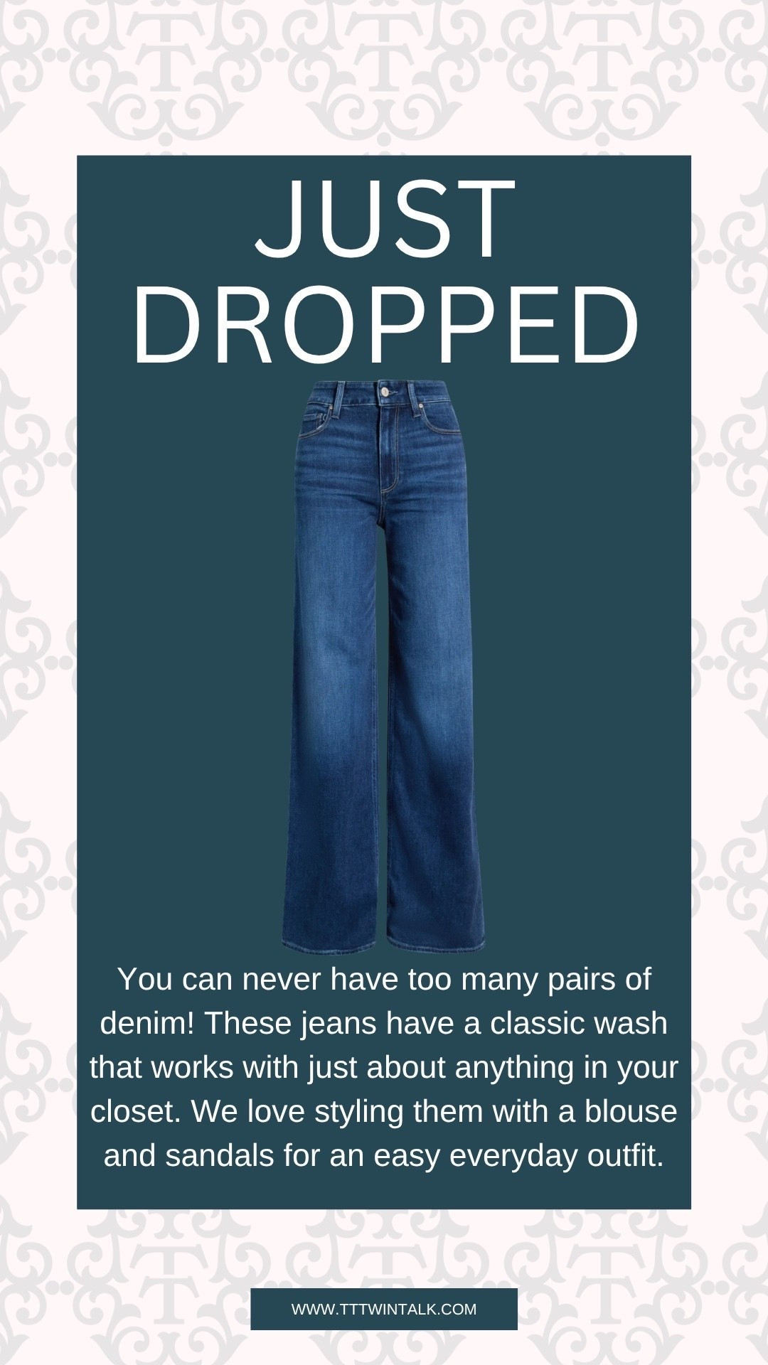 You can never have too many pairs of denim! These jeans have a classic wash that works with just about anything in your closet. We love styling them with a blouse and sandals for an easy everyday outfit. s

#LTKOver40 #LTKMidsize #LTKdayinmylife