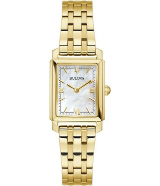 Women's Classic Two Hand Gold Tone Stainless Steel Bracelet Watch | Dillard's