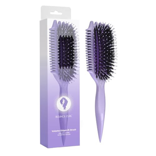 Bounce Curl Volume EdgeLift Brush, 5-in-1 Tool for Volumized Waves, Curls & Coils - Purple | Amazon (US)