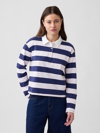 Relaxed Rugby Polo Shirt | Gap Factory