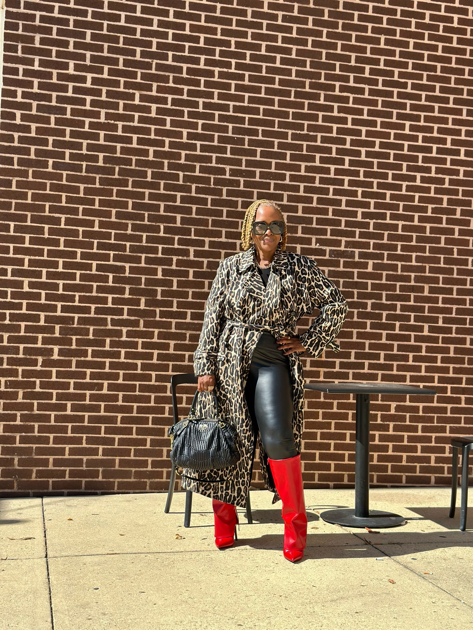Leopard trench coat and red boots 

#LTKShoeCrush #LTKStyleTip #LTKOver40