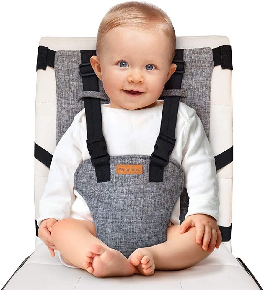 liuliuby Travel Essential Harness Seat - Travel High Chairs for Babies - Portable High Chair for ... | Amazon (US)