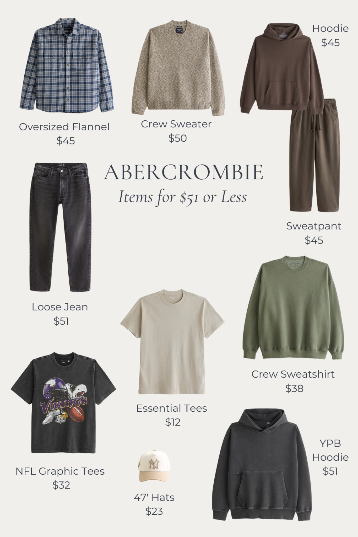 Abercrombie Black Friday Items for $51 or less! Use the code WISHLIST for an additional 15% off your order

#LTKCyberWeek #LTKMens #LTKSaleAlert