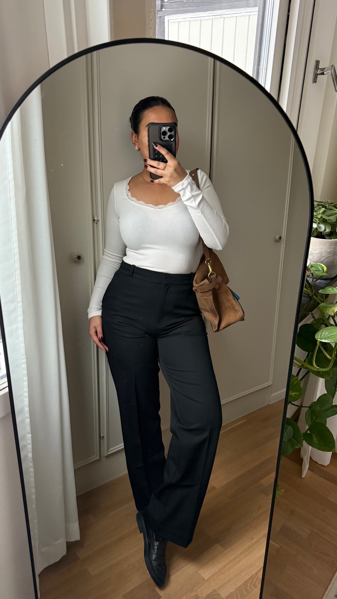 Basic 🫶🏽 wearing size M in pants, S in top 

#LTKstyletip #LTKmodest #LTKFashionMonth