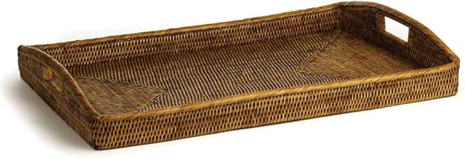 Napa Home & Garden Burma Rattan Morning Tray 27.5" Warm Brown | Amazon (US)