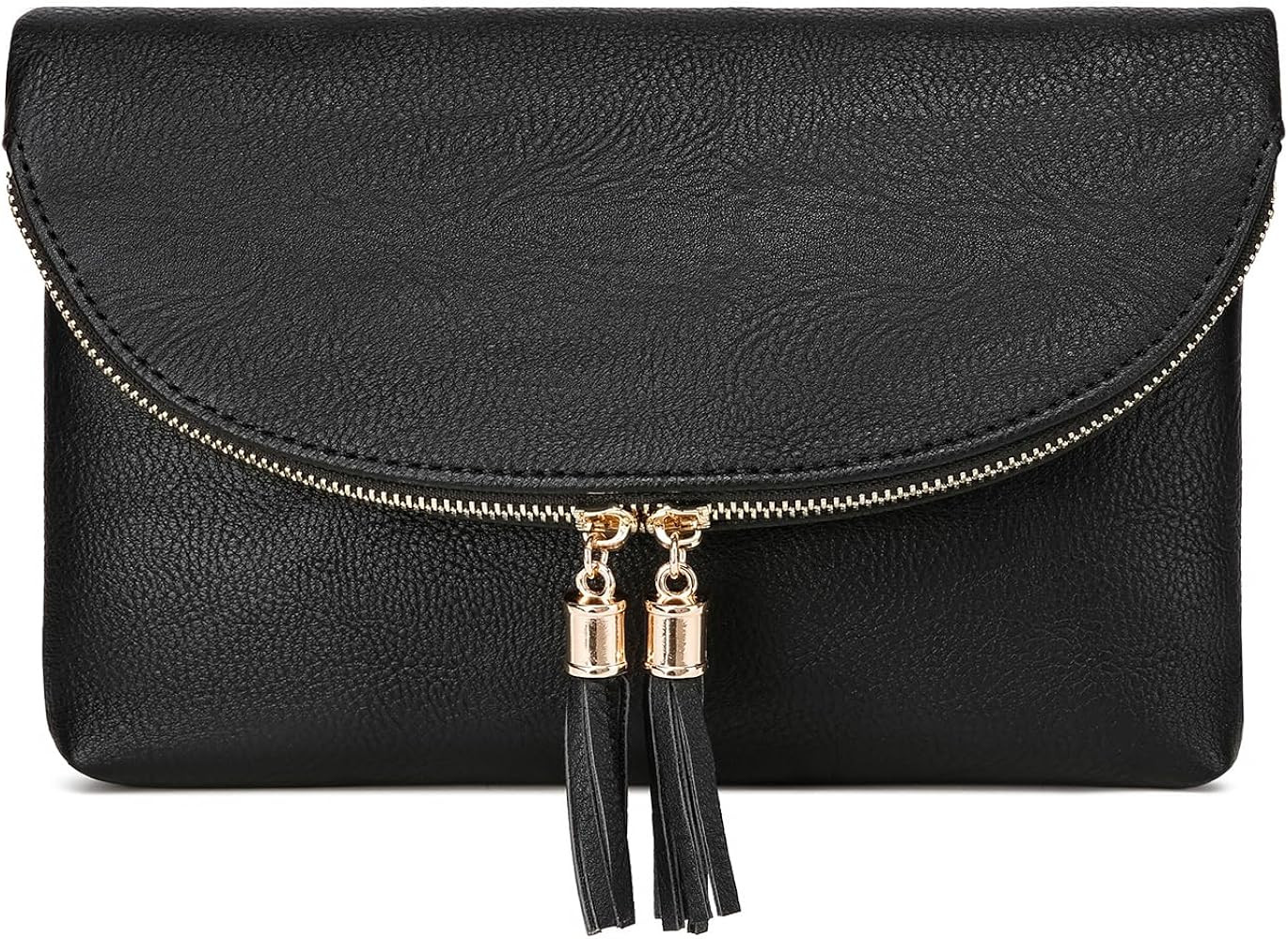 Solene Womens Envelop Clutch Purse Multi Compartments, 6 Card Slot Inside, Crossbody Bag With Tas... | Amazon (US)