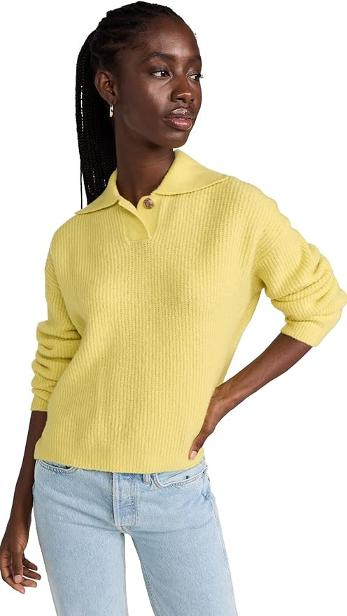 Velvet by Graham & Spencer Women's Shay Cozy Knits Polo Sweater | Amazon (US)