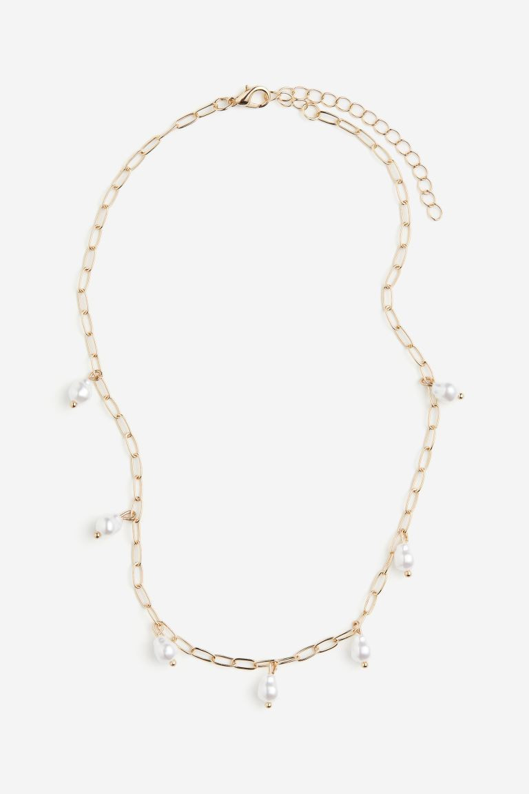 Bead-detail Chain Necklace | H&M (US + CA)