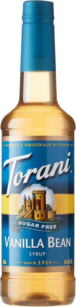 Torani SUGAR FREE VANILLA BEAN SYRUP PET (PLASTIC) BOTTLE 750ML | Amazon (CA)