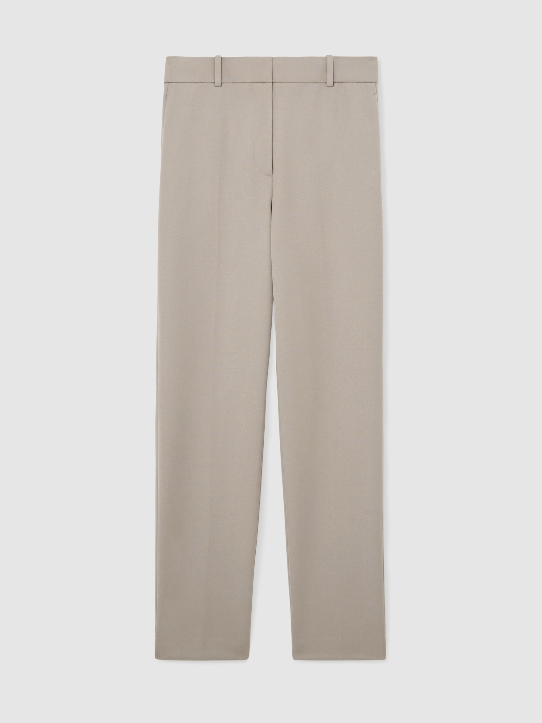 Reiss Petite Slim-Fit Suit Trousers in Stone Neutral | REISS | Reiss US