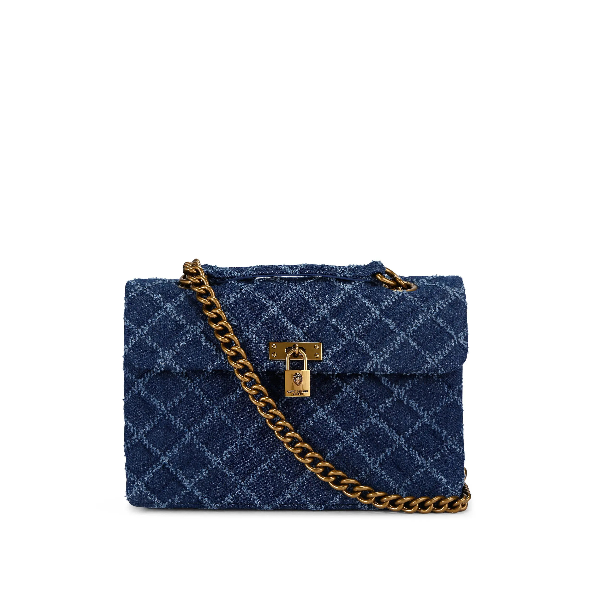 brixton denim lock bag | Shoeaholics