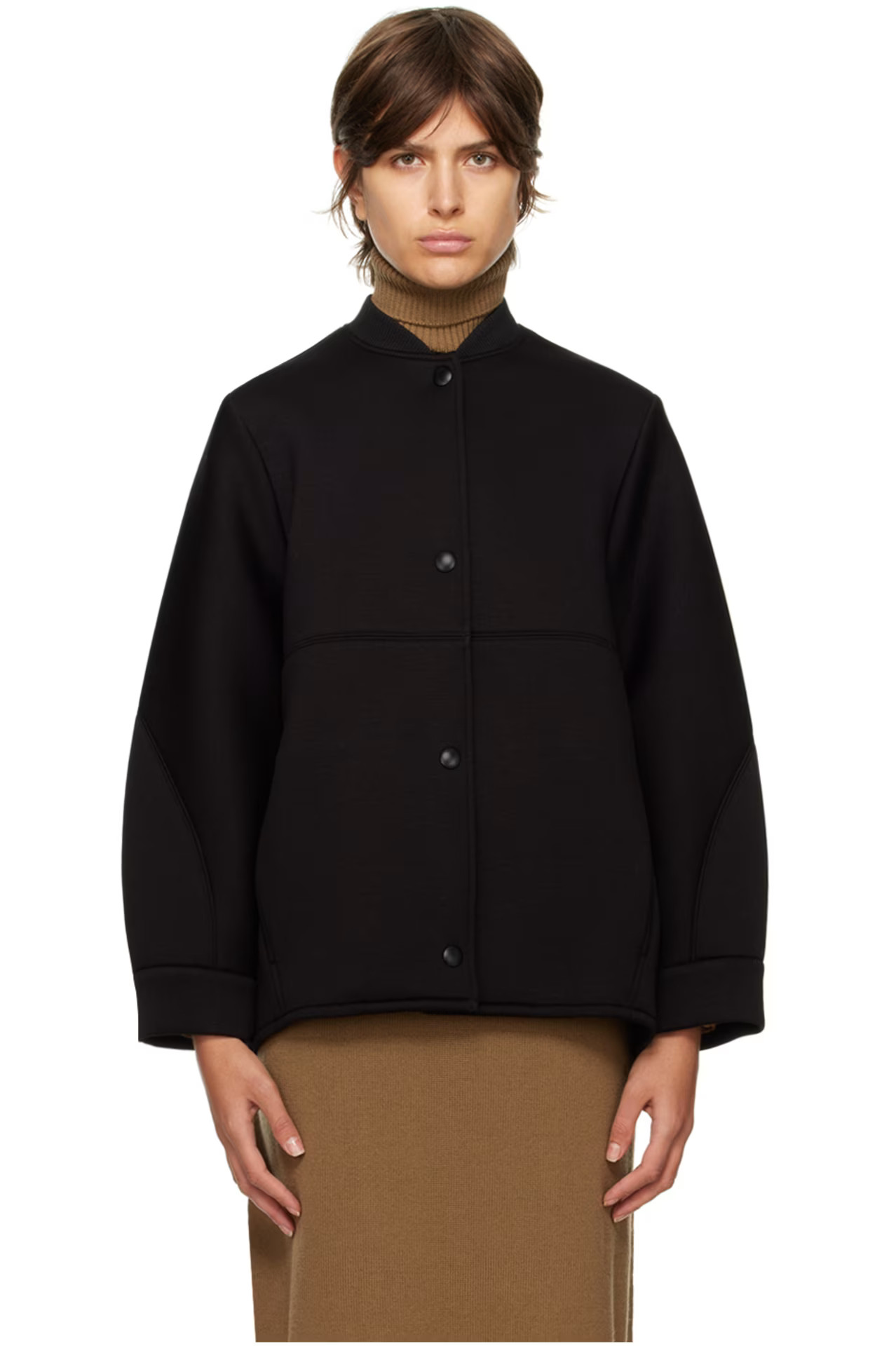Max Mara Leisure - Black Boero Bomber Jacket | SSENSE