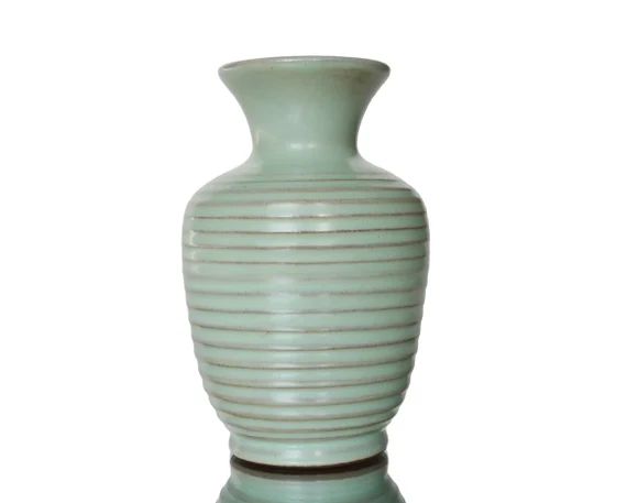 Small Mint Green Stoneware Vase | Etsy | Etsy (US)