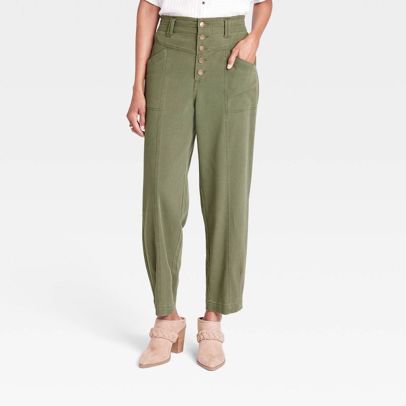 Women's Mid-Rise Tapered Fit Pants - Knox Rose™ | Target