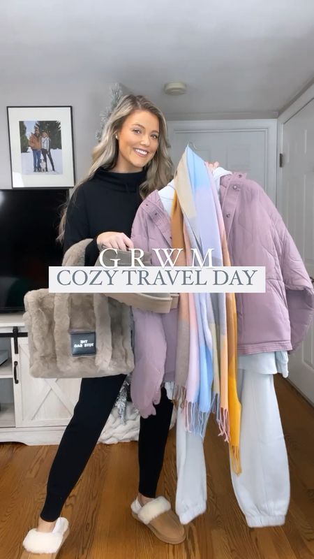 GRWM cozy travel day outfit from amazon ✈️ 

#LTKunder50 #LTKstyletip #LTKtravel