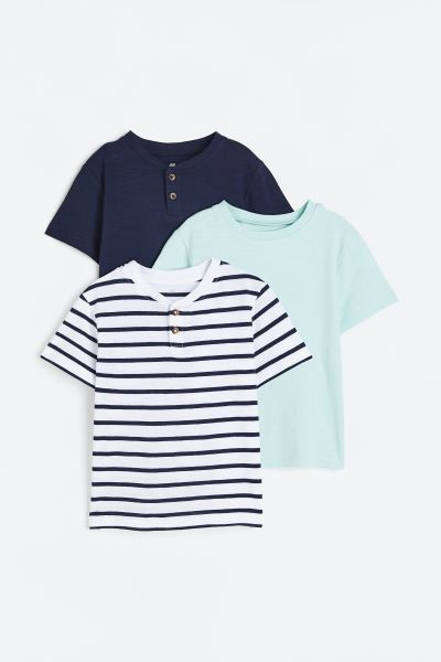 3-pack Henley Shirts | H&M (US + CA)