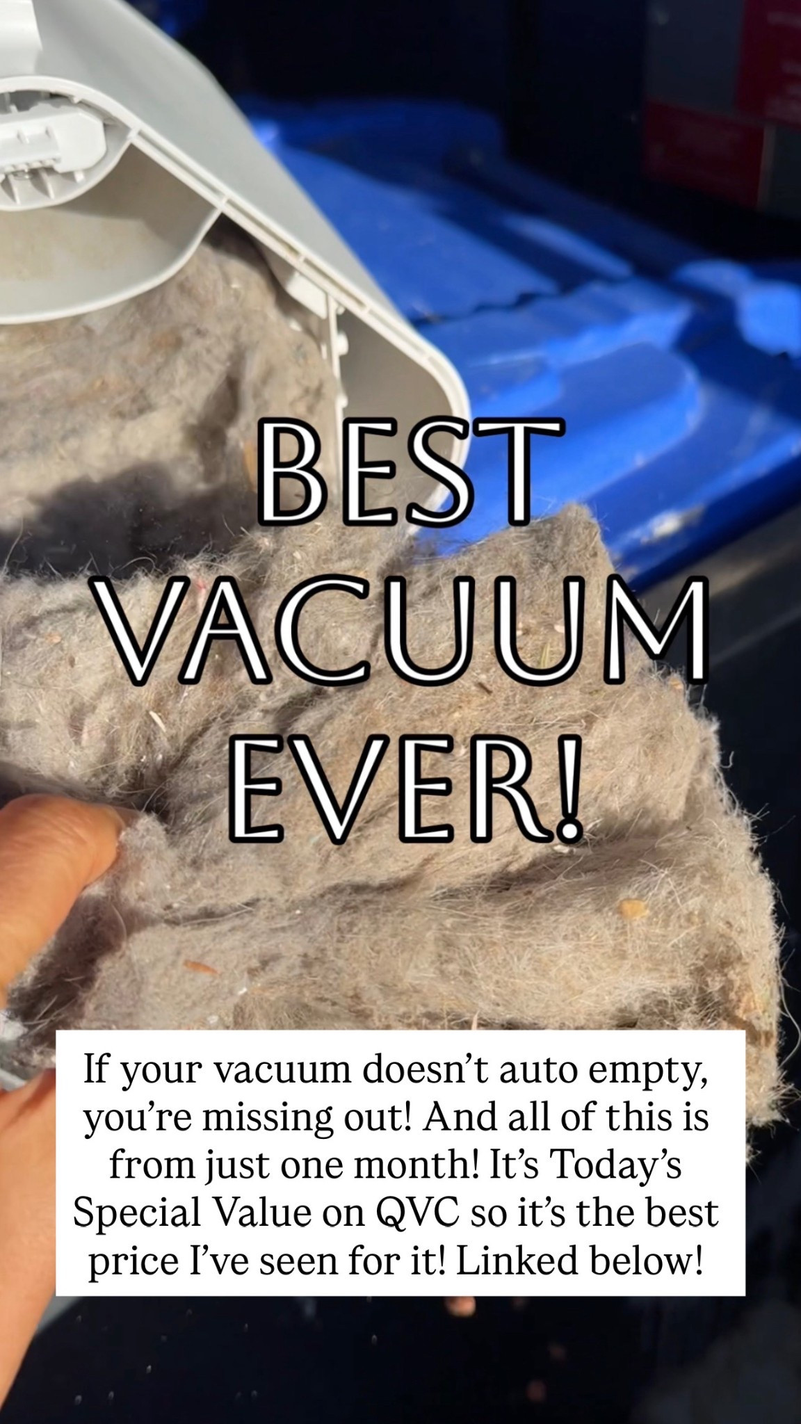 If you don’t have a vacuum that auto empties you are missing out! Oh my gosh, it makes my life so much easier because I only need to empty the big bin every month or two and my house gets a ton of dust. I used to hate having to empty my vacuum after every use. This one’s the shark auto empty. My version is slightly different then the one on sale but the same brand and features and it’s the today’s special value on QVC today so you get such an awesome discounted price plus if you’re new to QVC you can use the code Welcome20 to get another $20 off.

The today’s special values usually sell out early in the day, so I would definitely snag this quick if you want to get the sale price!

Also linking a few other things I got from QVC lately that are on sale that I love! I bought 3 of the K 18 hair products!

@QVC #LoveQVC #ad

#LTKSaleAlert #LTKHome #LTKOver40