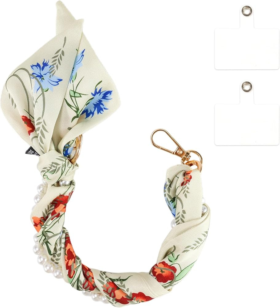 Scarf Phone Wrist Strap Hands-free Phone Charms Strap Durable Anti-drop Cellphone Chain | Amazon (US)